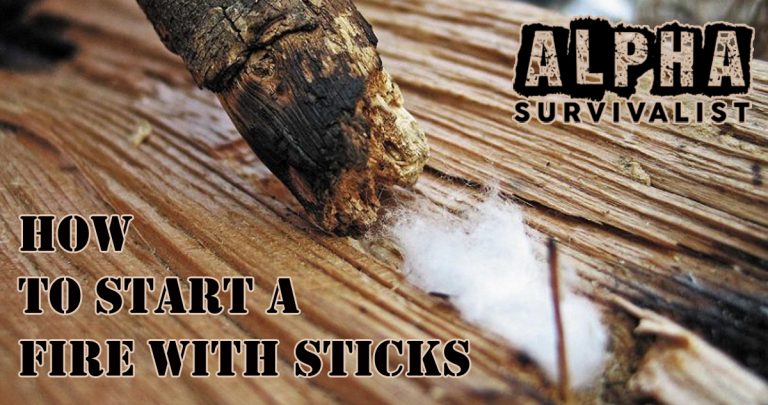 How to Start a Fire with Sticks and Be Branded a Real