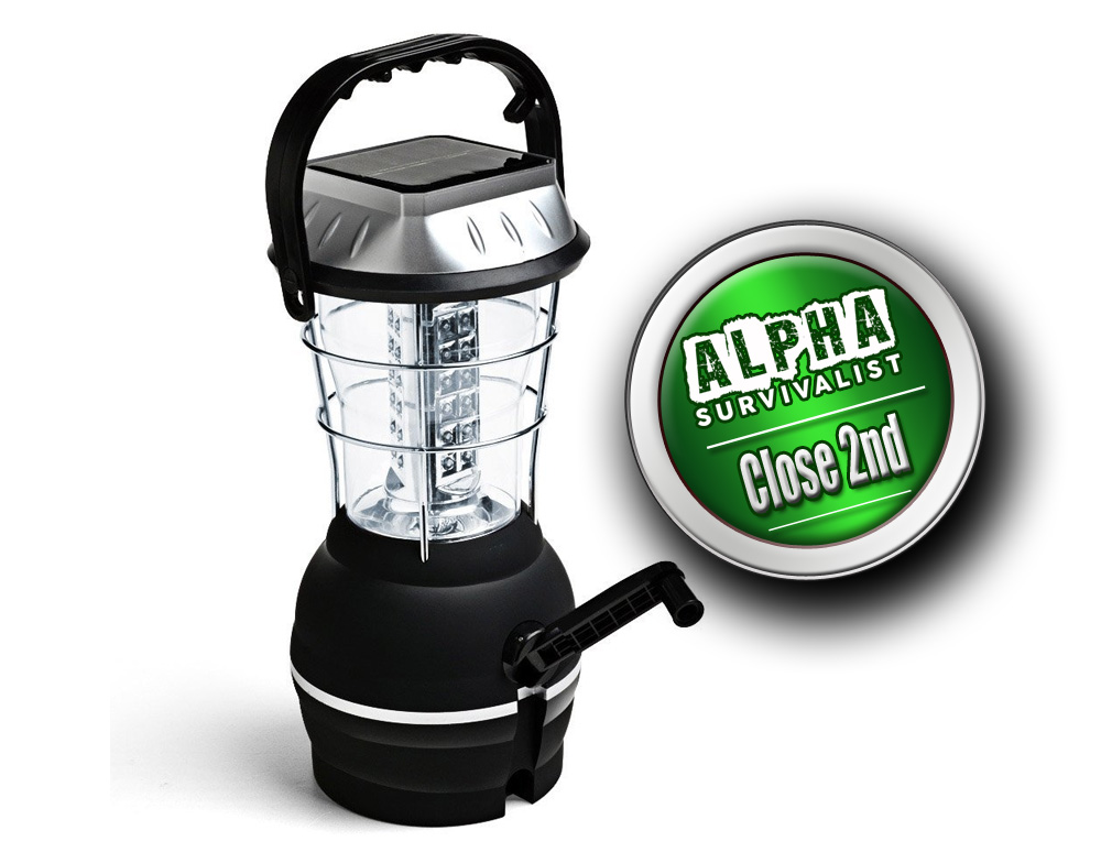 AGPtek 5 Mode Hand Crank Emergency LED Lantern-Close 2nd
