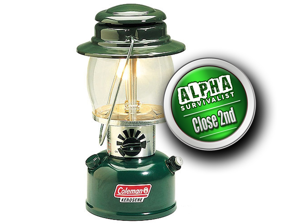 Coleman One Mantle Kerosene Lantern Alpha Survivalist Second Place