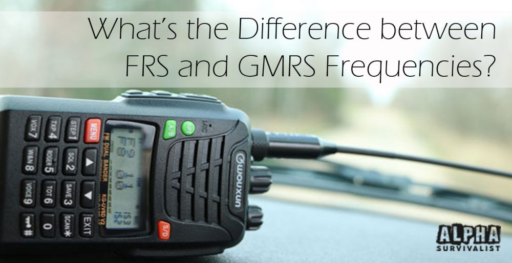 What is the Difference between FRS and GMRS Frequencies?