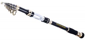 Burning Shark Telescopic Fishing Rod