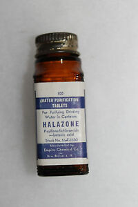 Halazone Water Purification Tablets