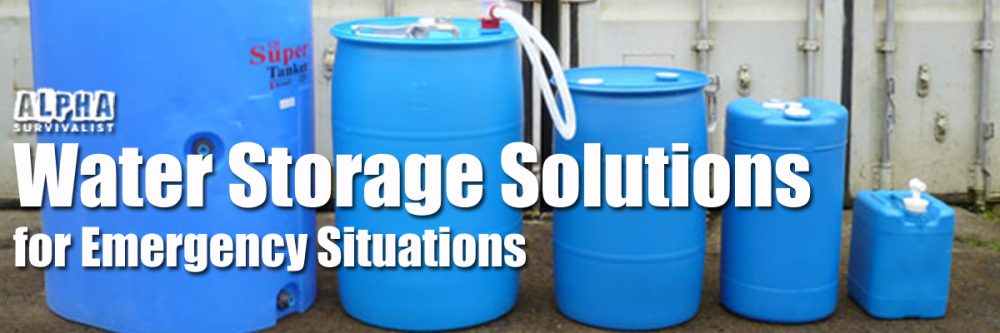 Water Storage Solutions for Emergency Situations